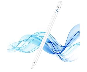 Active Stylus Pen per tutti i touch screen 15 mm penna per tablet a punta fine per smartphone compatibile con iPad Pro Air Mini 2 3 4 e tutti gli altri dispositivi touch screen (senza palme reject)