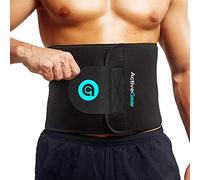 ActiveGear Waist Trimmer Fascia Addominale Snellente Cintura Dimagrante Supporto Lombare Per Uomo E Donna Per Sudare Eliminare Il Grasso , Allenare , Tonificare E Rassodare Addominali E Ottenere Le Curve Che Avete Sempre Desiderato (Blu, Large: 9" x 46")