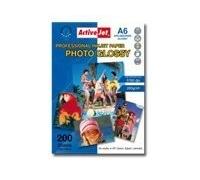Activejet Carta Fotografica Lucida Activejet Ap6-260gr200 A6 200 Fogli S_0301_S9
