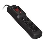 Activejet COMBO Power Strip 3 Outlets Cord Black 10A 2300W 5 m COMBO 3GN 5M