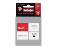 ACTIVEJET Tinta ACC-571BNX (REEMPLAZO para Canon CLI-571BK XL - Supreme - 12 ML - Negra)