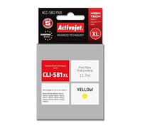 ACTIVEJET TINTA ACC-581YNX (REEMPLAZO PARA CLI-581Y XL - SUPREME - 11 70 ML - AMARILLO)