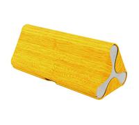 ActiveSol Custodia per occhiali "Schattenbox", custodia rigida per occhiali da sole, diverse misure per bambini e adulti, materiale morbido, colori: giallo, grigio e nero, giallo., Large