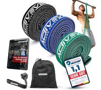 ActiveVikings® Elastici Fitness Pull-Up di Stoffa- Perfetto per Ipertrofia - Elastici Fitness Fasce pull-up Bande di Resistenza