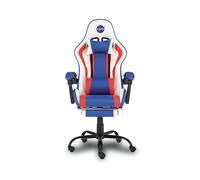 CONNECT - Poltrona Gaming NASA DI013 in Ecopelle Ergonomica Reclinabile con Poggia Gambe Portata Max 100 Kg - SPEDIZIONE GRATUITA