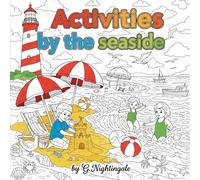 Activities by the seaside: Colouring book