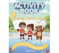 Activity Book: +50 activities to learn, create and smile! games and pastimes for children - Solutions included!