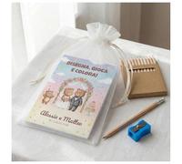 Activity Book Bambini Matrimonio - Libro Attività e Giochi per Wedding Bag Kids - Intrattenimento Bambini Ricevimento e Matrimonio - 15 Pagine di Giochi da Colorare EchoPrint (Set Completo)