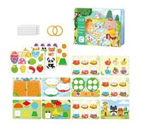 Activity Book - Educational Cognitive Toy for Playtime Children Entertainment Curiosity Fun Home Family Indoor Aged 1-5 Girls Boys | Learning Educational Toys with Interactive Pages for Early Developm