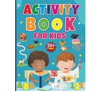 Activity book for kids 5-7 years Aktivitätsbuch für Kinder tracing, maths,