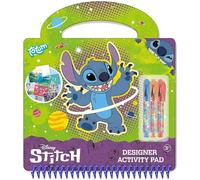 Activity Book - Set da 30 pezzi, per bambini, intrattenimento creativo, con mini penne gel, adesivi, stencil