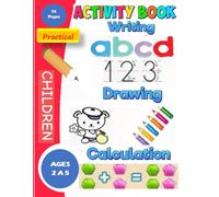 ACTIVITY BOOK: THE ULTIMATE ACTIVITY BOOK: LEARN WRITING, DRAWING & NUMBERS