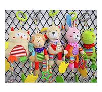 Activity Giocattoli Baby - Simpatico Peluche Sonaglio Con Campana E Gancio Giocattolo Appeso Animale Per Passeggini, Giocattoli Educativi Per Neonati E Neonati 0-12 Mesi