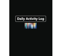 Activity Log Notepad, 8.5 X 11, A4 Sheets Planners to List a Task, Planning Note Pad, Time Tracking Productivity Checklist, Appointment or Contact, Total in 60 Sheets