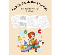 Activity Puzzle Book for Kids Ages 8-12, Adults & Seniors: 100+ Fun Brain Games, Sudoku, Mazes, Word Search & More | Large Print with Solutions