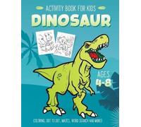 Activity Rockstar Dinosaur Activity Book for Kids Ages 4-8 (Tascabile)