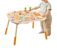 Activity Table Toy - Shape Sorter Color Matching Game,Activity Table for Small Space | for 1-3 Year Old Boys Girls Grandparents Birthday Kindergarten