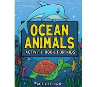 Activity Wizo Ocean Animals Activity Book For Kids (Tascabile)