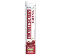 Activlab Pharma Elettroliti Energia con Caffeina, Ciliegia - 20 compresse effervescenti
