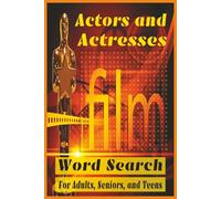 Actors and Actresses Word Search Book