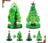 ACTOYS Albero Magico di Natale, 2 Albero di Natale Crescita Magica, Albero Natale Carta, Albero di Carta Che Fiorisce, Novità Regalo di Ragazzi Ragazze (B)