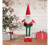 ACTOYS Elfo Natale 2025, Grande Elfo Natalizia Allungabile, Babbo Natale, Renna Natalizia, Pupazzo di Neve Elfi Retrattile, per Decorazioni Natalizie, Casa, Negozio, Ristorante (N1)