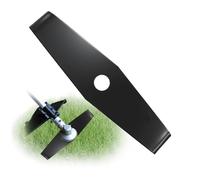 ACTOYS Lama per Decespugliatore, Coltello Acciaio per Decespugliatore, Testina Lama per Decespugliatore, 25.4 X 300 x 3 mm Disco per Decespugliatore Universale, Accessori per Decespugliatore (2 Denti)