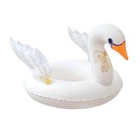 ACTOYS Salvagente Bambino, Salvagente Bambina Cigno, Ciambella Gonfiabile, Anello di Nuoto, 5-10 Anni, 70 cm, Giochi Piscina, per Piscina e Spiaggia (Oca di pizzo 70)