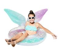 ACTOYS Salvagente Bambino, Salvagente Bambina Sirena, Ciambella Gonfiabile, Anello di Nuoto, 5-10 Anni, 90 cm, Giochi Piscina, per Piscina e Spiaggia (Colorato)