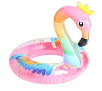 ACTOYS Salvagente Bambino, Salvagente Fenicottero, Ciambella Gonfiabile, Anello di Nuoto, 5-10 Anni, 90 cm, Giochi Piscina, per Piscina e Spiaggia (Fenicottero rosa)