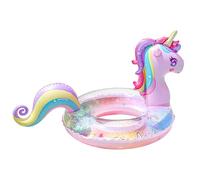 ACTOYS Salvagente Bambino Unicorno, Salvagente Bambina Pony, Ciambella Gonfiabile, Anello di Nuoto, 5-10 Anni, 70 cm, Giochi Piscina, per Piscina e Spiaggia (Pony)