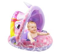 ACTOYS Salvagente Neonato, Ciambella Neonato Mare, 6-36 Mesi, Gonfiabile Mare, Salvagente Bambino 1-3 Anni, per Piscine (Unicorno A)