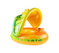 ACTOYS Salvagente Neonato con Parasole, Gonfiabile Neonato Mare, Ciambella Neonato Mare, Canotto Neonato con Parasole, 3 Mesi - 3 Anni, Salvagente Bambini, per Piscine (Dinosauro B)