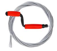 ACTOYS Stura Lavandini e Scarichi, 5m x 9 mm Sonda Sturatubi Professionale con Manovella, Molla Sturatubi e Sturalavandini, Coclea di Drenaggio per Lavandini Di Doccia, Bagno e Cucina