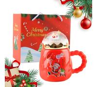 ACTOYS Tazas de Cerámica de Navidad, Taza Navideña, Taza de Café, Taza de Café de Navidad, Christmas Taza, Taza Navideña Para Café con Asa, El Mejor Regalo para Padres, Amigos y Navidad