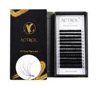 ACTROL Ciglia 3D Easy Fan Ciglia Estensioni 0.05 C 60° Curl 8-15mix Vassoio Visone Volume Premade Russo Ciglia 3D-20D Resistere 100 ℃