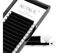 ACTROL Ciglia a ventaglio facili Extension ciglia 0.03 Spessore C 60° Curl 11mm Vassoio per la tecnica del volume Estensioni ciglia 3D-20D Withstand 100℃