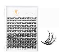 ACTROL Extension Finte Ciglia Ciuffetti Kit Naturales Lashes Eyelashes Ciglissime (ACTA-0.05-D Curl-8-15 Ibrido)