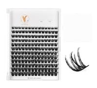 ACTROL Extension Finte Ciglia Ciuffetti Kit Naturales Lashes Eyelashes Ciglissime (ACTB-0.07-D Curl-8-15 Ibrido)