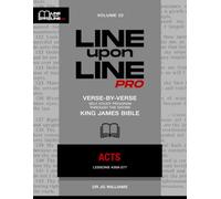 Acts: Vol 22 - Line Upon Line PRO Bible Study Series