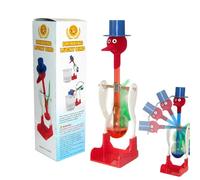 ActSo Drinking Lucky Bird,Bird Educational Toy,picchio Perpetuo,Creativo Non-Stop Liquido Bere di Vetro Divertente Anatra Bere Acqua，Bere Liquido Non Stop per Uccelli-B