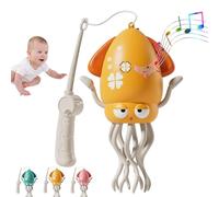 ActSo Magic Dancing Octopus,electric Dancing Octopus Toy,musical Dancing Robot,Flexibly Avoid Obstacles, Synchronized Sound and Light,with LED & Music,for Kids Indoor Play-Yellow