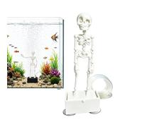 ActSo Scheletro Per Acquario,Ornamento Dinamico Per Acquario Scheletro(A)