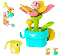 ActSo Suction Cup Bath Toys - Watering Flower Game with Irrigation Cup,Play for Boys Girls Ages 1-3, Indoor Shower Outdoor Pool Beach Travel Party Baths Time Toy(A)