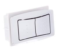 Actuador pulsador rectangular de parte superior del tanque American Standard 7381092-200.0020A sin terminar