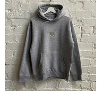 Actual Fact Beastie Ragazzi Intergalactic Grigio Ricamato Felpa con Cappuccio