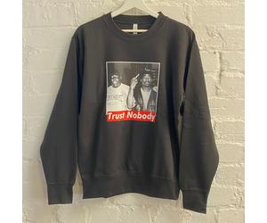 Actual Fact Biggie Tupac 2Pac Trust Nobody Nero Felpa Maglione