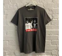 Actual Fact Biggie Tupac Trust Nobody Girocollo Hip Hop Carbone Tee T-Shirt