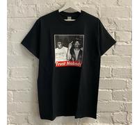 Actual Fact Biggie Tupac Trust Nobody Girocollo Hip Hop Nero Girocollo Maglietta