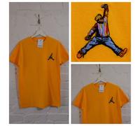 Actual Fact Biggie X Jordan Hip Hop Giallo Maglietta